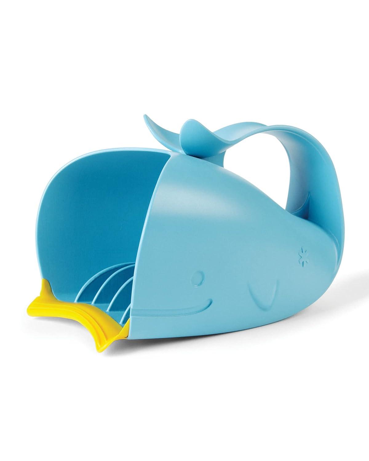 imageSkip Hop Baby Bath Rinse Cup MOBY TearFree Waterfall Rinser Blue Age 0Moby Rinser Blue