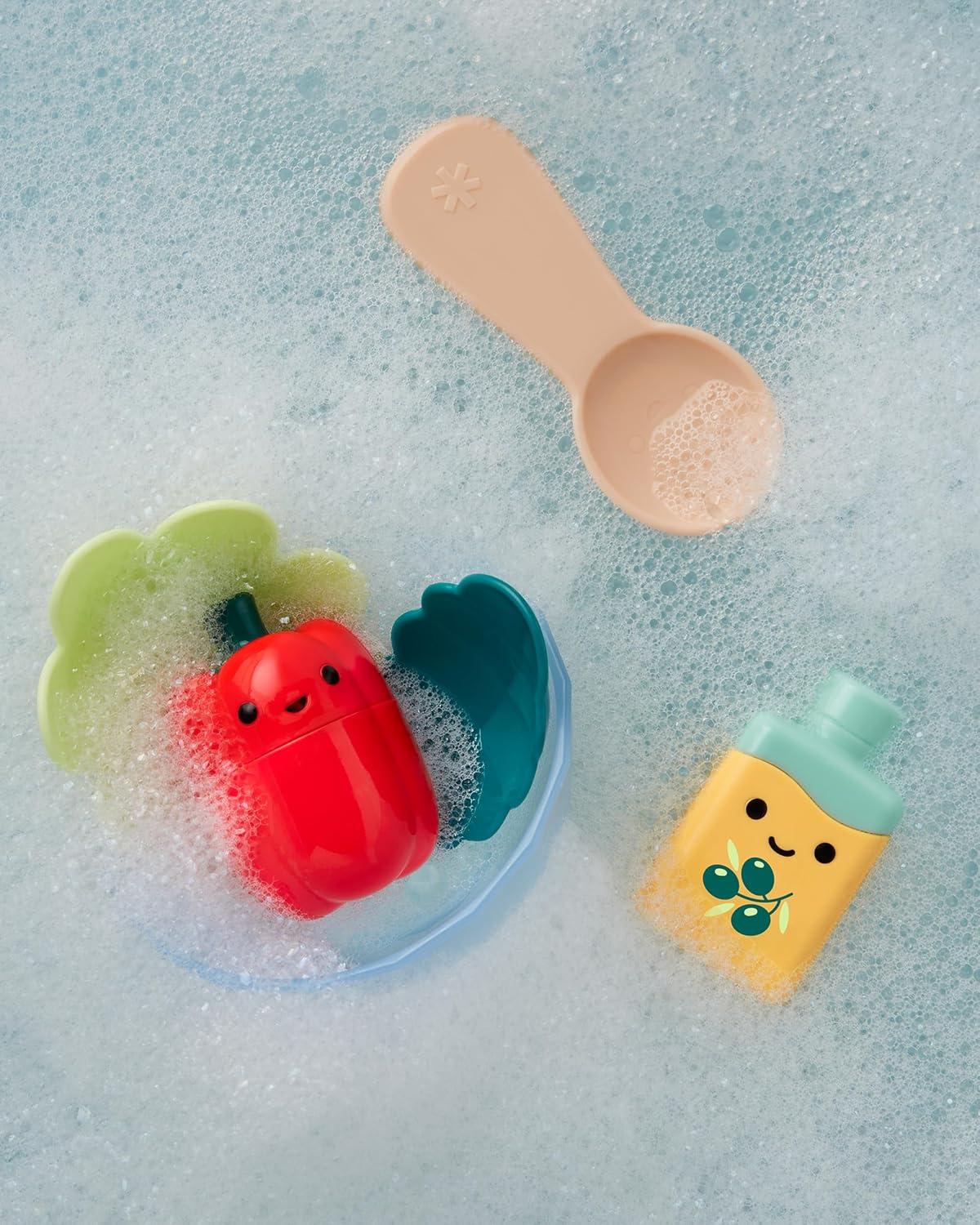 imageSkip Hop Baby Bath Toy TubtoTable Caf Swirl ampamp Splash Lemonade Set Bathtub Sensory Development Toy Age 12mPrep  Serve Salad