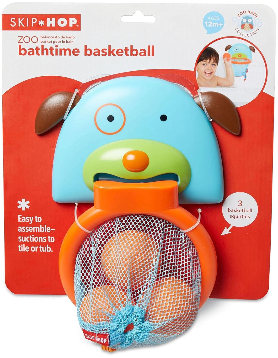 imageSkip Hop Baby Bath Toy Zoo Bathtime Basketball Dog1 EA