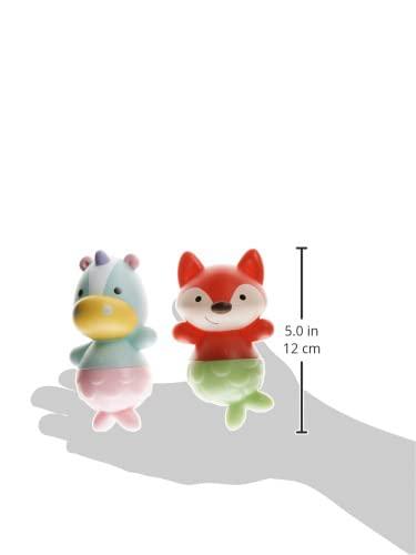 imageSkip Hop Baby Bath Toy Zoo Mix ampamp Match Flippers UnicornFox