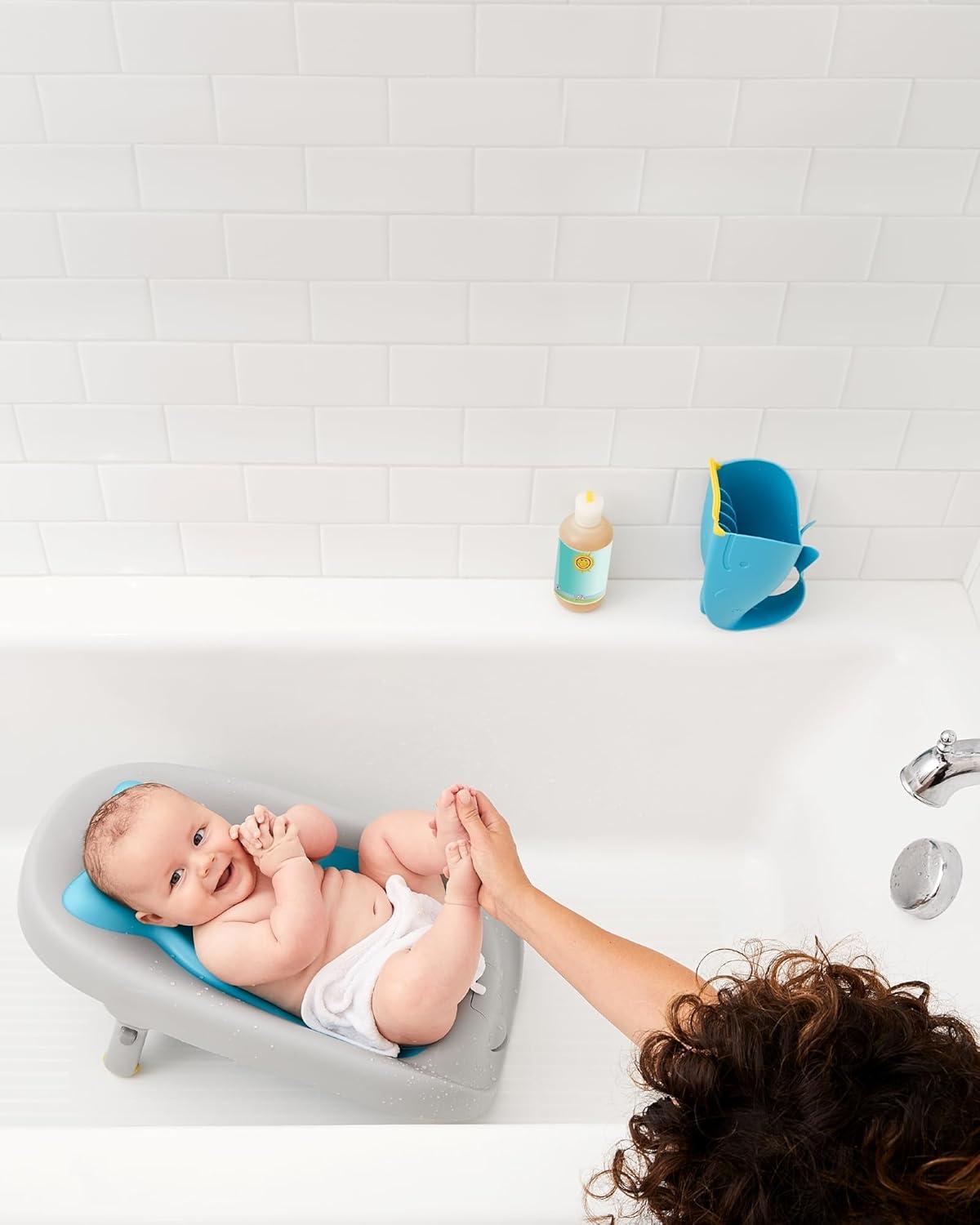 imageSkip Hop Baby Bath Tub Moby Recline and Rinse