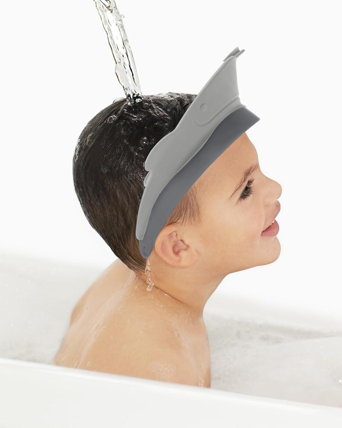 imageSkip Hop Baby Shower Cap Moby Bath Visor GreyGrey