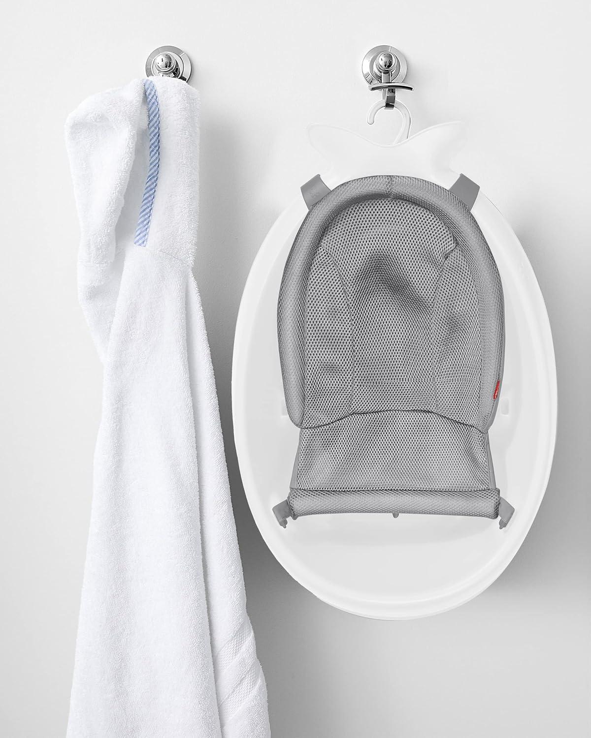 imageSkip Hop Infant Bath Tub 3Stage Grow With Baby Smart Sling MOBY Bathtub Blue Age 0Moby White Tub