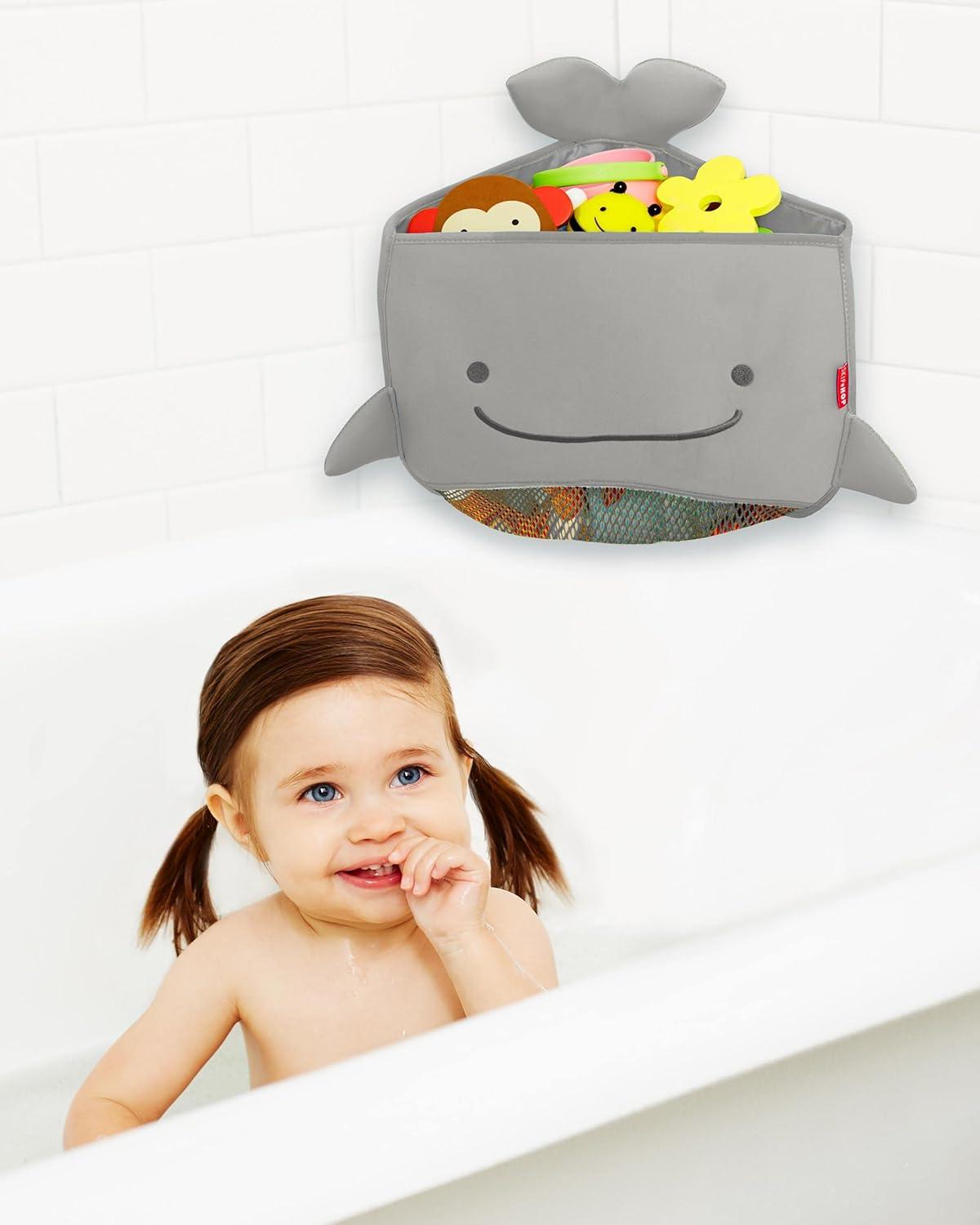 imageSkip Hop Moby Hanging Bath Toy Organizer Scoop Grey1 Count Pack of 1
