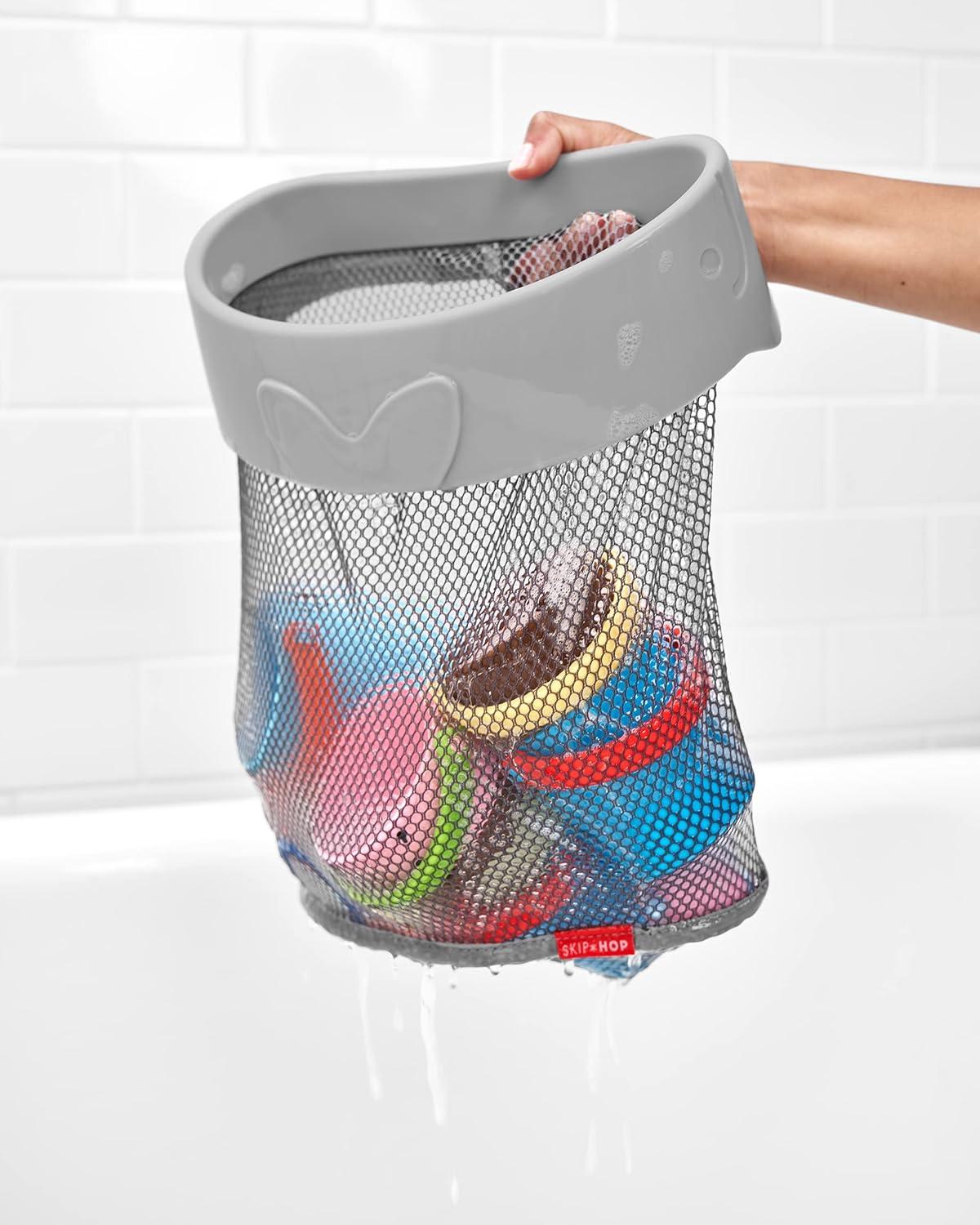 imageSkip Hop Moby Hanging Bath Toy Organizer Scoop GreySmall