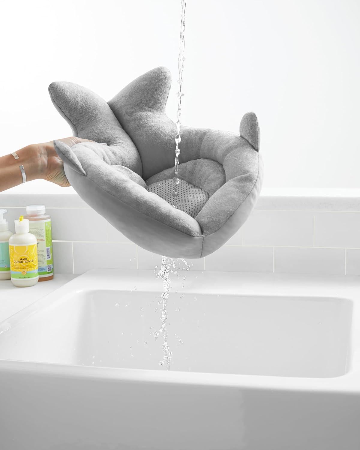 imageSkip Hop Soft Sink Baby Bath Tub Moby GreyGrey Soft Sink Bath Tub