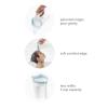 Skip Hop Baby Bath Rinse Cup MOBY Tear-Free Waterfall Rinser Blue Age 0+(Wave Rinser)