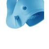 Skip Hop Baby Bath Spout Cover Soft Silicone Faucet Safety Guard with Adjustable Design, Fits Most Bath Spouts, Wave(Moby Blue)