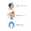 Skip Hop Baby Shower Cap, Moby Bath Visor, Grey(Blue)