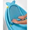 Skip Hop Infant Bath Tub 3-Stage Grow With Baby Smart Sling MOBY Bathtub Blue Age 0+(Blue Tub)