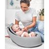 Skip Hop Infant Bath Tub 3-Stage Grow With Baby Smart Sling MOBY Bathtub Blue Age 0+(Grey Tub)