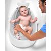 Skip Hop Infant Bath Tub 3-Stage Grow With Baby Smart Sling MOBY Bathtub Blue Age 0+(Moby White Tub)