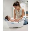 Skip Hop Infant Bath Tub 3-Stage Grow With Baby Smart Sling MOBY Bathtub Blue Age 0+(Wave Tub)