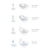 Skip Hop Infant Bath Tub 3-Stage Grow With Baby Smart Sling MOBY Bathtub Blue Age 0+(Wave Tub)