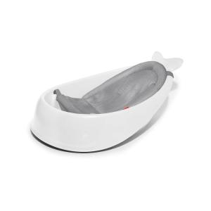 Skip Hop Infant Bath Tub 3-Stage Grow With Baby Smart Sling MOBY Bathtub Blue Age 0+(Moby White Tub)