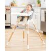 Skip Hop Baby High Chair 4-in-1 Convertible High Chair, EON, Oat(Grey/White)
