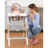 Skip Hop Baby High Chair 4-in-1 Convertible High Chair, EON, Oat(Sit-to-Step)