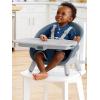 Skip Hop Baby High Chair 4-in-1 Convertible High Chair, EON, Oat(Slate Blue)