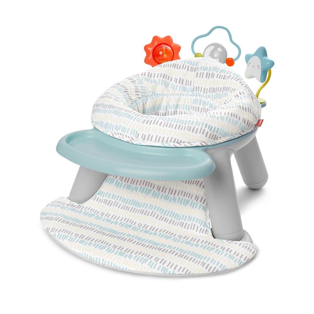 imageSkip Hop 2in1 Situp Activity Baby Chair Silver Lining CloudActivity Chair