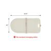 Skip Hop Baby Changing Pad Nursery Style Wipe-Clean Contoured with Cushioned Foam Grey(Light-up Oat)
