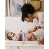 Skip Hop Baby Changing Pad Nursery Style Wipe-Clean Contoured with Cushioned Foam Grey(Light-up Oat)