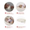 Skip Hop Baby Changing Pad Nursery Style Wipe-Clean Contoured with Cushioned Foam Grey(Light-up Oat)