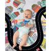 Skip Hop Baby Play Mat, Reversible Foam Floor Mat, 86″ x 52″, Boho Beige(Vibrant Village)