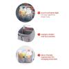 Skip Hop Diaper Caddy Organizer with Touch Sensor Night Light Nursery Style Heather Grey(Diaper Caddy)