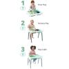 Skip Hop Discoverosity 3-in-1 Toddler Sensory Table with 13 Nature-Inspired Sensory Tools 8-Page Activity Guide 2 Bins and 2 Convertible lids, Age 18m+