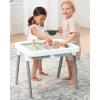 Skip Hop Discoverosity 3-in-1 Toddler Sensory Table with 13 Nature-Inspired Sensory Tools 8-Page Activity Guide 2 Bins and 2 Convertible lids, Age 18m+