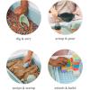 Skip Hop Discoverosity 3-in-1 Toddler Sensory Table with 13 Nature-Inspired Sensory Tools 8-Page Activity Guide 2 Bins and 2 Convertible lids, Age 18m+