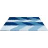 Skip Hop Baby Play Mat, Interlocking Foam Floor Tiles, 70″ x 56″, Playspot, Grey/Cream(Blue Ombre)
