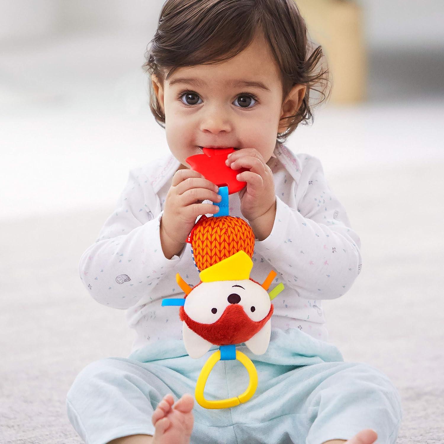 imageSkip Hop Bandana Buddies Baby Activity and Teething Toy with MultiSensory Rattle and Textures PuppyFox