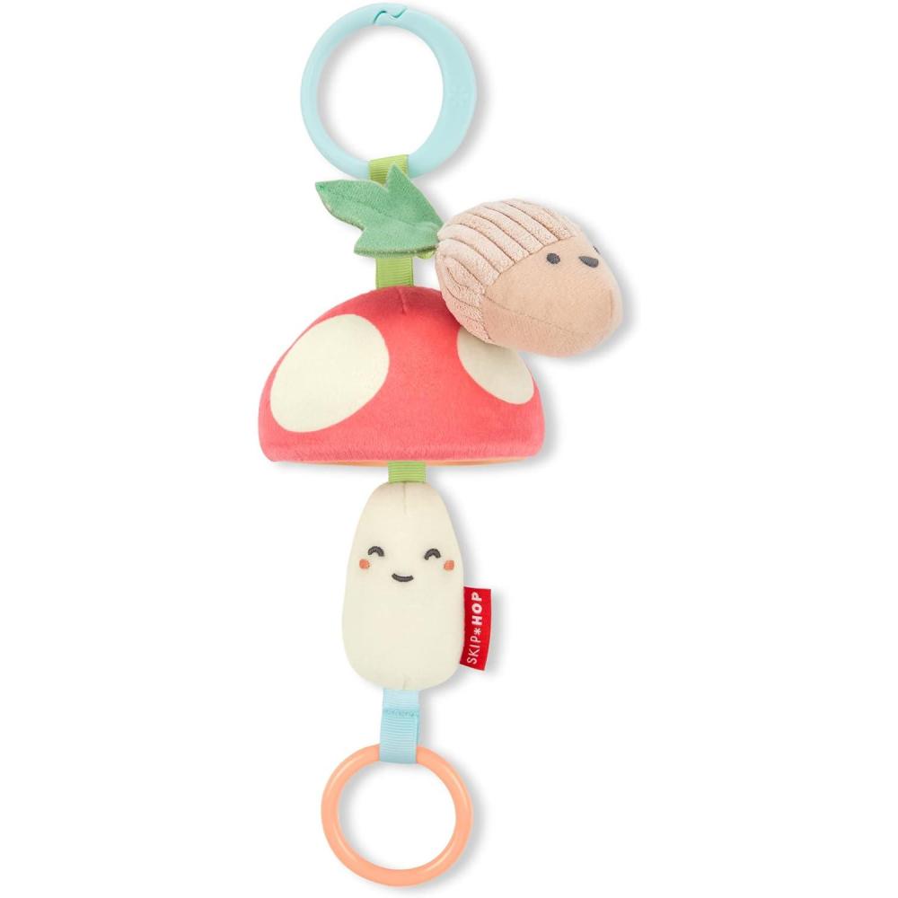 imageSkip Hop Farmstand Avocado Baby Stroller ToyMushroom Stroller Toy