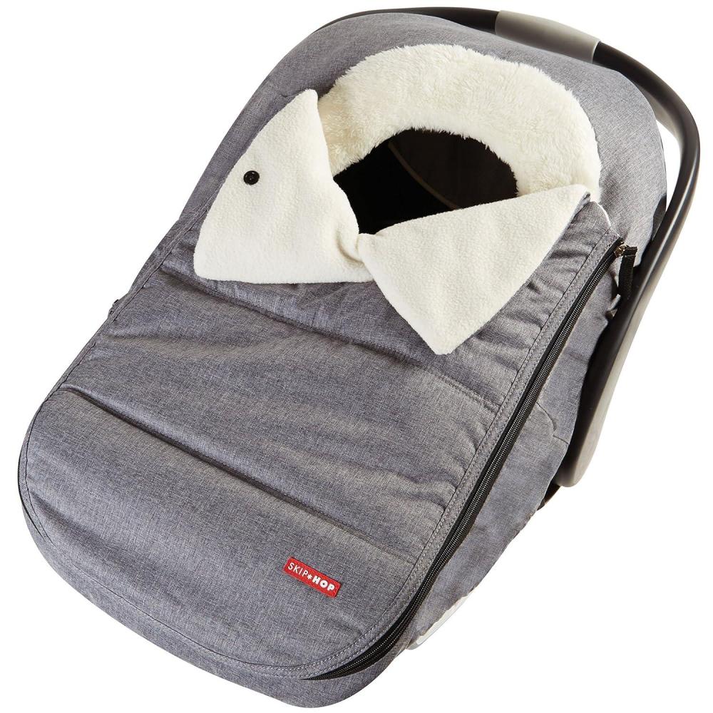 imageSkip Hop Winter Car Seat Cover Stroll ampamp Go BlackHeather Grey
