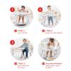 Skip Hop Baby Activity Center: Interactive Play Center with 3-Stage Grow-with-Me Functionality, 4mo+, Explore & More(Silver Lining Cloud)