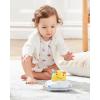 Skip Hop Baby Follow-Me Bee Tummy Time Crawl Toy 3-Stage Infant Sensory Development with Lights Sounds and Music Explore & More Age 5m+(Bee)