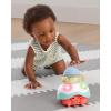 Skip Hop Baby Follow-Me Bee Tummy Time Crawl Toy 3-Stage Infant Sensory Development with Lights Sounds and Music Explore & More Age 5m+(Crab)