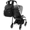 Skip Hop Diaper Bag Backpack: Forma, Multi-Function Baby Travel Bag with Changing Pad & Stroller Attachment, Chocolate(Black)