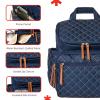 Skip Hop Diaper Bag Backpack: Forma, Multi-Function Baby Travel Bag with Changing Pad & Stroller Attachment, Chocolate(Navy)