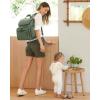 Skip Hop Diaper Bag Backpack: Forma, Multi-Function Baby Travel Bag with Changing Pad & Stroller Attachment, Chocolate(Sage)