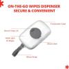 Skip Hop On-The-Go Wipes Dispenser, Grab & Go, Grey(Grey)