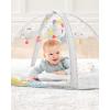 Skip Hop Tummy Time Mat, 3-in-1 Activity Baby Play Gym, Age 0+, Celestial Dreams, Grey(Silver Lining Cloud)