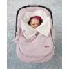 Skip Hop Winter Car Seat Cover, Stroll & Go, Black(Pink Heather)