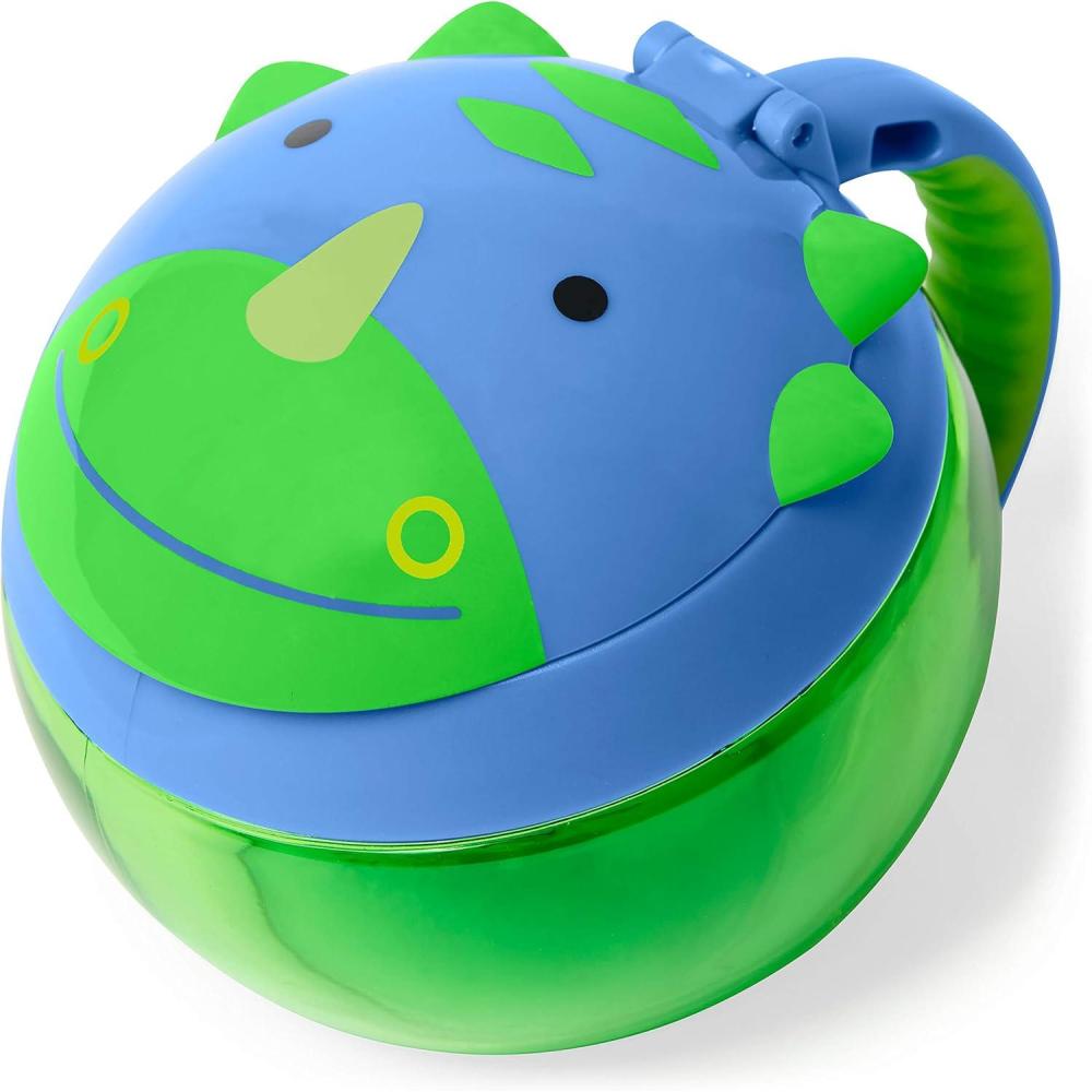 imageSkip Hop Baby Snack Container Mealtime Snack Cup RaccoonDino