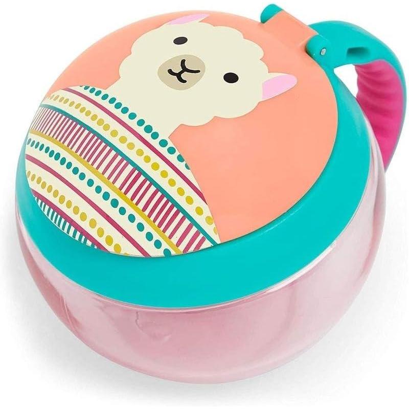 imageSkip Hop Baby Snack Container Mealtime Snack Cup RaccoonLlama