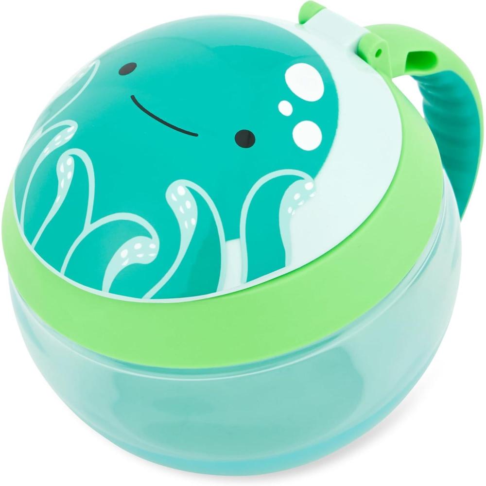 imageSkip Hop Baby Snack Container Mealtime Snack Cup RaccoonOctopus
