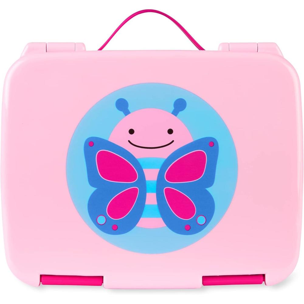imageSkip Hop Kids Bento Lunch Box Ages 3 Zoo ButterflyButterfly