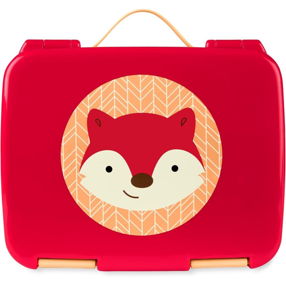 imageSkip Hop Kids Bento Lunch Box Ages 3 Zoo ButterflyFox