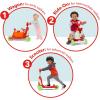 Skip Hop 3-in-1 Baby Activity Push Walker to Toddler Scooter, Daniel Tiger(Fox)